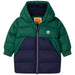 Two-tone puffer jacket