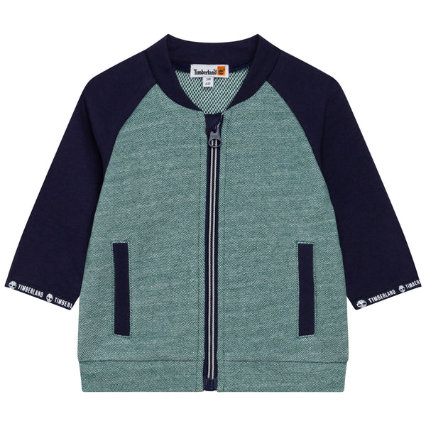 Fleece jogging cardigan