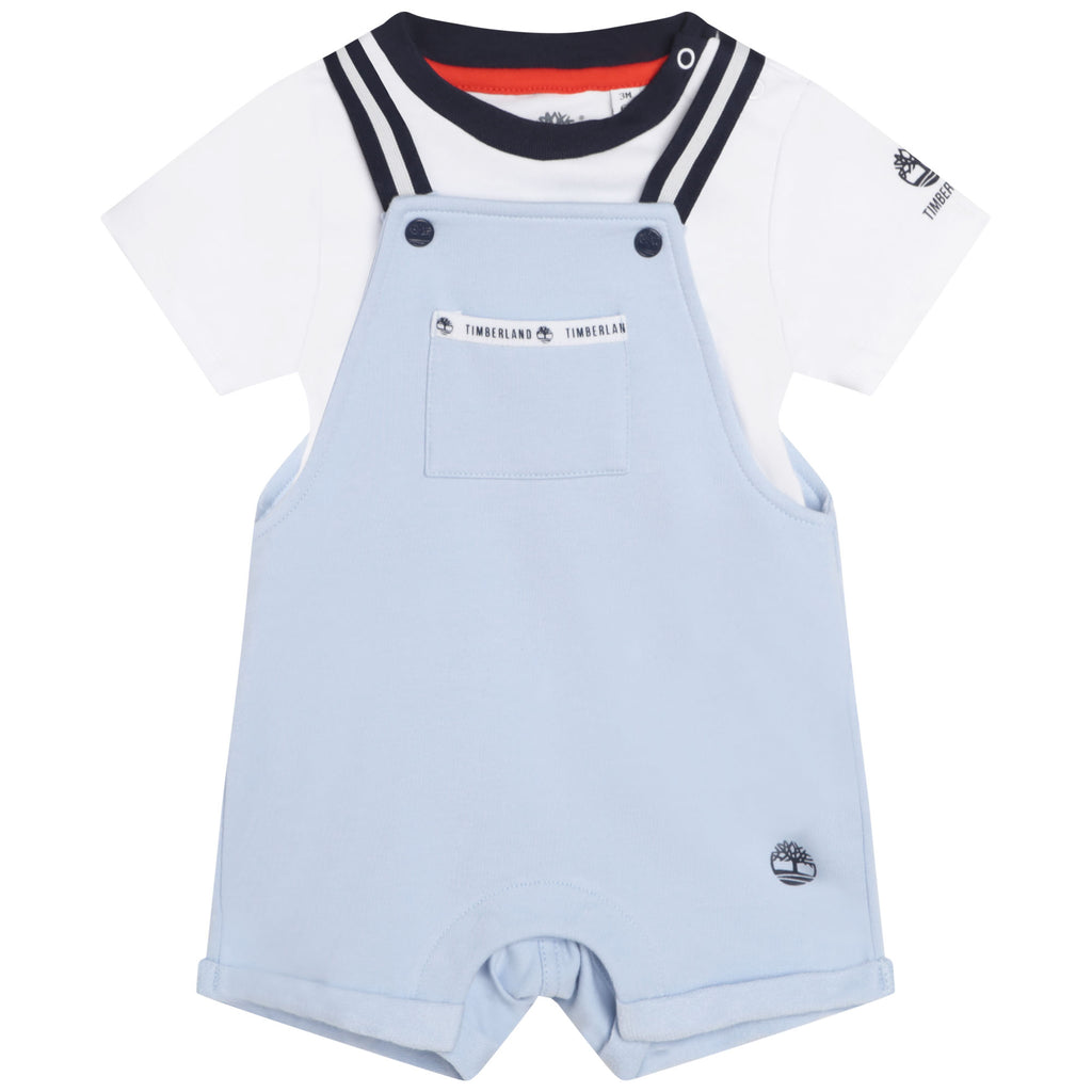 TIMBERLAND T-shirt and dungarees outift