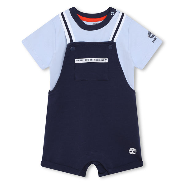 TIMBERLAND T-shirt and dungarees outift