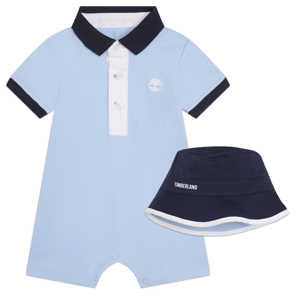 TIMBERLAND Reversible hat and playsuit