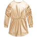 BILLIEBLUSH Coated metallic canvas dress