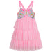 Billieblush Girls Pink Sequinned Tulle Butterfly Dress