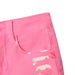 Billieblush Girls Pink Cotton Sequin Denim Shorts