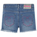 Billieblush Girls Blue Butterfly Print Denim Shorts