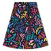 MARC JACOBS Girls Navy Blue Cotton Coral Print Skirt