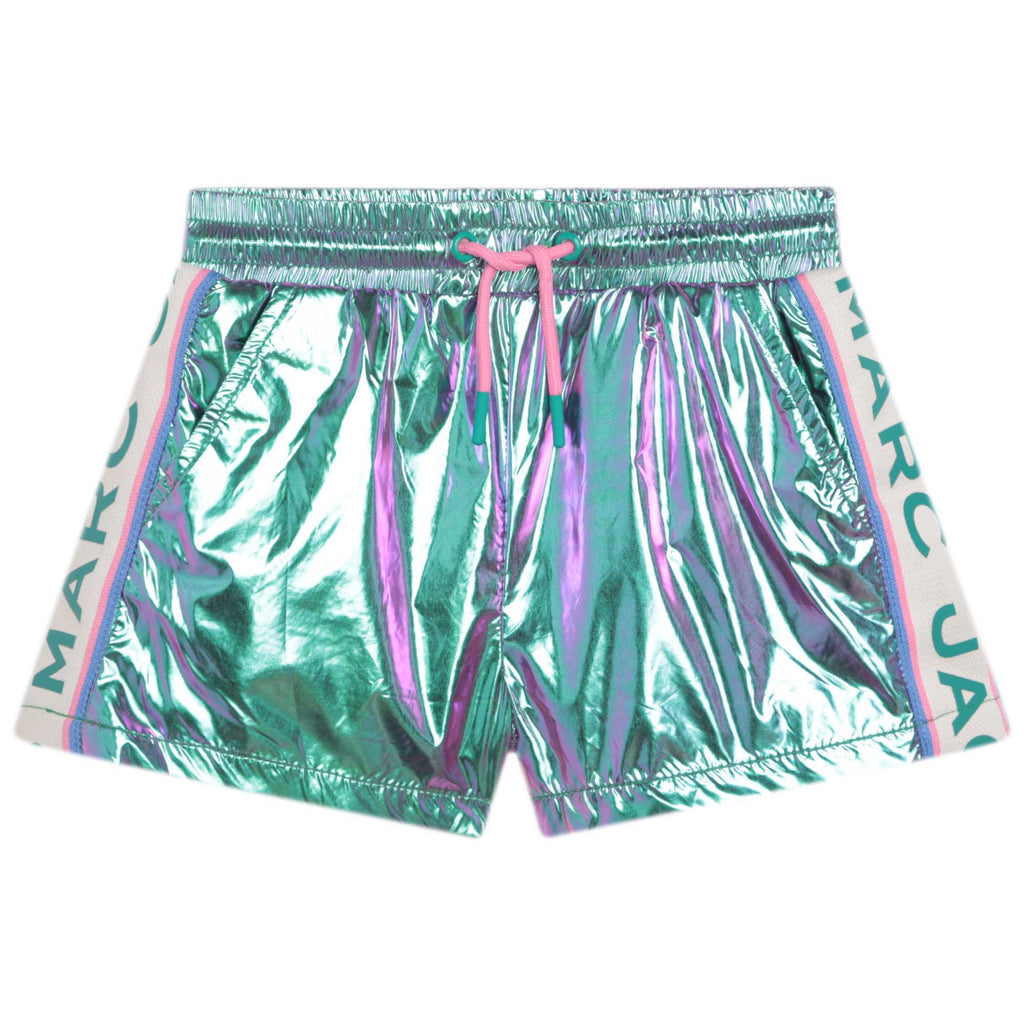 MARC JACOBS Shiny shorts with pockets