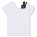 MARC JACOBS Teen Girls White Asymmetric Logo T-Shirt