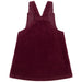 Velvet pinafore dress