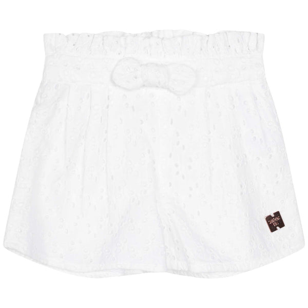 CARREMENT BEAU Broderie anglaise shorts