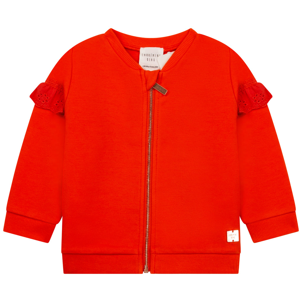 CARREMENT BEAU RED CARDIGAN