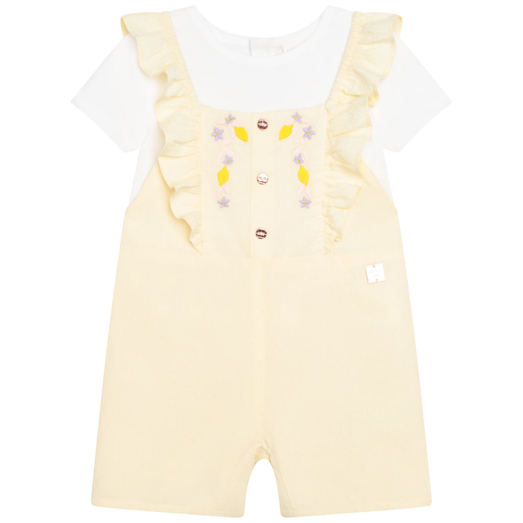 CARREMENT BEAU Cotton t-shirt and dungarees