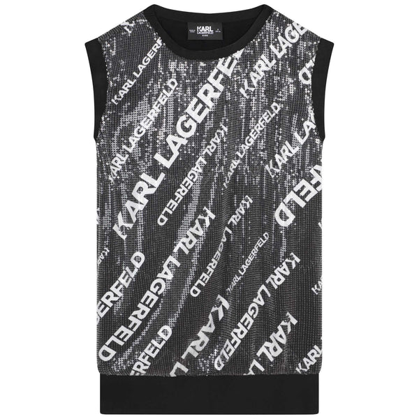 KARL LAGERFELD Sequin shift dress